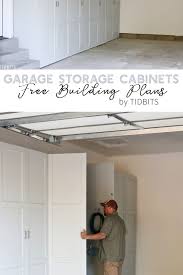 All garage storage cabinet plans are based on 3/4″ thick plywood. Garage Storage Cabinets Free Building Plans Tidbits