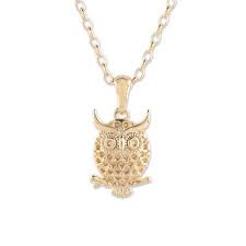 3/4 sale 14k yellow white gold sitting owl pendant charm hoot barn true gray anniversary birthday g107. Kiva Store Gold Plated Sterling Silver Owl Pendant Necklace From India Hooting Owl