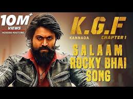 Kgf Salaam Rocky Bhai Song With Lyrics Kgf Kannada Yash Prashanth Neel Hombale Kgf Songs Youtube Songs Bollywood Music Videos Now Song