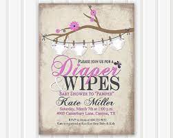 Baby Shower Invitation Diaper And Wipes Baby Shower Etsy Baby Shower Invites For Girl Baby Shower Invitations Diaper Baby Shower Invitations