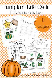 Preschool Life Cycle Of A Pumpkin Printable For Fall Pumpkin Life Cycle Pumpkin Life Cycle Kindergarten Life Cycles Kindergarten