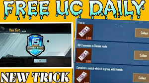 Join today and get free 100 uc welcome bonus. How To Get Free Uc Cash In Pubg Mobile Get Free Season 15 Royal Pass Youtube