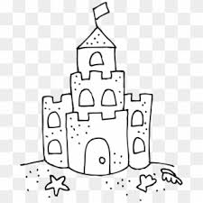 Plus, it's an easy way to celebrate each season or special holidays. Picture Transparent Library Sand Castle Coloring Page Sandcastle Clipart Black And White Hd Png Download 838x1024 4222088 Pngfind