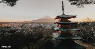 Download Premium Image Of View Of Mt Fuji And Chureito Pagoda In Tokyo Pagoda Japanese Temple Fuji