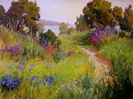 ellie freudenstein impressionist santa barbara landscapes poppies floral california landscapes waterhouse g california landscape california art landscape