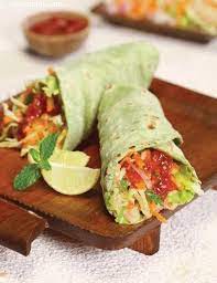 Spinach Tahini Wrap Wraps And Rolls Recipe Recipe Vegetarian Party Food Rolls Recipe Wrap Recipes