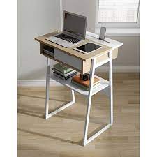 Temahome Space Standing Desk Furgner Drawer Space Desks For Small Spaces Small Standing Desk