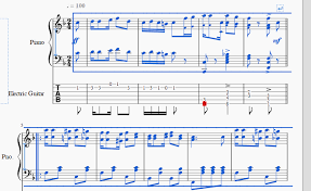 convert notes to guitar tabs easly musescore