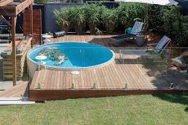 House Rules Reveal The Backyard Battle Round 1 Home Beautiful Magazine Australia Backyard Pool Landscaping Backyard Pool Plunge Pool