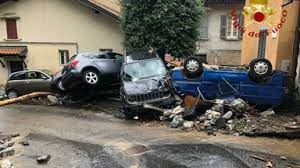 Maltempo a como, strade invase da acqua e fango a cernobbio: Jumdiixylbieam
