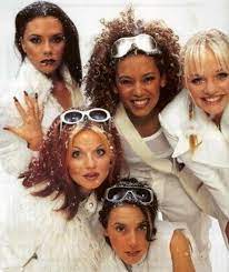 Spice girls also notched up three consecutive christmas number 1s: Victoria S Hand In Their Christmas Photoshoot Spice Girls Cool Girl Girl Bands