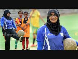 Most popular month to fly to kozhikode from chennai. Muslim Woman Ducks Odds To Stay On Soccer Field Fousiya Football Kerala Soccer Field Women