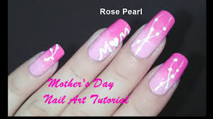 30 cutest valentine's day nail art ideas and designs. Mother S Day Nail Art Tutorial Rose Pearl Youtube