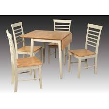 Our collection of real wood drop leaf tables are built by experienced amish craftsmen. Grampian Furnishers Berlin Square Drop Leaf Dining Table Set Buy Online