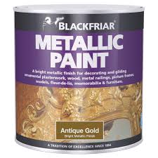 Rich gold liquid metal metallic paint 30ml wood painting leaf gilding cr78371d. Blackfriar Metallic Paint Antique Gold Antique Gold 250ml