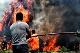 A conflagration can begin accidentally, be naturally caused (wildfire), or intentionally created (arson). Las Fotos Que Explican La Racha De Incendios Descontrolados En El Mundo Bbc News Mundo