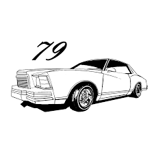 79 Monte Lowrider Clock By Thornyroseshop Lowrider Drawings Lowriders Lowrider Art