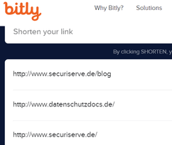 Bit.ly uses certain algorithms to convert a long link into a short one. Url Shortener Und Datenschutz Securiserve Datenschutz Services