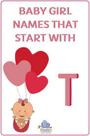 Baby Girl Names That Start With T