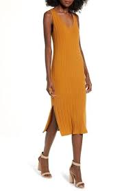 All In Favor Ribbed Midi Dress Ribbed Midi Dress Midi Dress Nordstrom Dresses