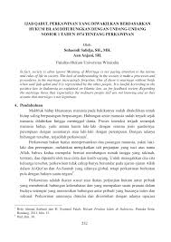And we have enjoined upon man, to his parents, good treatment. Https Yustitia Unwir Ac Id Index Php Yustitia Article Download 3 5