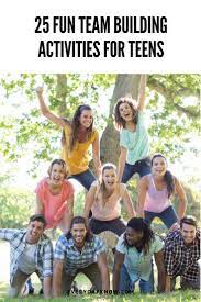 20 Fun Party Games For Teenagers Fun Team Building Activities Fun Group Games Activities For Teens