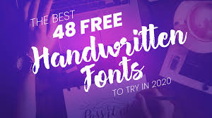 10 fonts you must use as a designer. 48 Of The Best Free Handwriting Fonts To Try In 2020 Graphicmama Blog