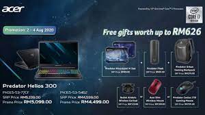 It also has a 17.3 full hd 1920 x 1080, 144 hz display and weighs 2.90 kg. The Acer Predator Helios 300 2020 Is An Rtx 2060 Gaming Laptop For Only Rm4 599 Now Available In Malaysia