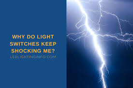So, to check if that's the reason, turn the wall switch off and back on to see. Why Do Light Switches Keep Shocking Me Led Lighting Info