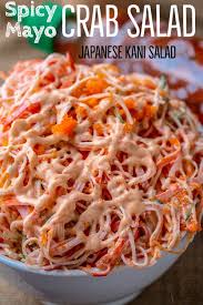 Kani Salad Spicy Mayo Crab Salad Alyona S Cooking Recipe Crab Salad Recipe Crab Salad Spicy Crab