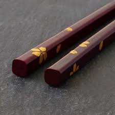 Essstabchen Benisakura Makie Kirschholz Rot Essstabchen Yozakura Makie Kirschholz Schwarz Original Essstabchen Japanisches Essen Kirschholz