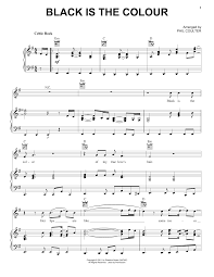 I'm not the creator of these tracks or images. Celtic Thunder Black Is The Colour Sheet Music Pdf Notes Chords Pop Score Piano Vocal Guitar Right Hand Melody Download Printable Sku 183986