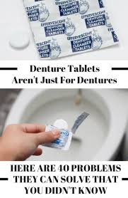 We did not find results for: 40 Problems You Can Solve With Denture Tablets