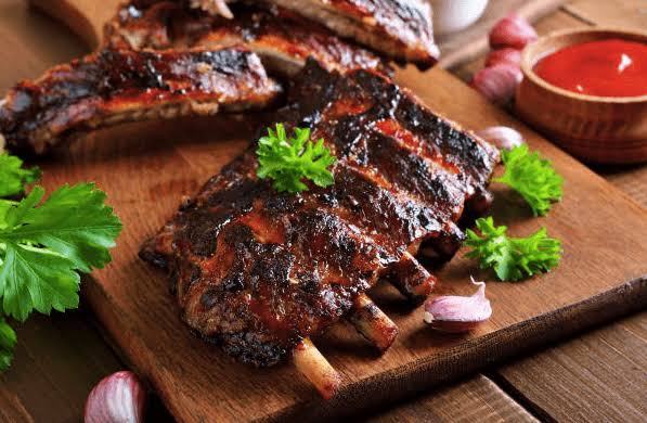 Costilla al carbón 8h