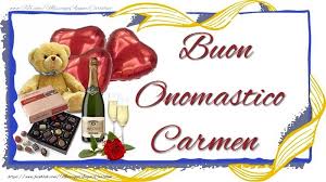 Buon Onomastico Carmen Buon Onomastico Onomastico Buon Compleanno Divertente