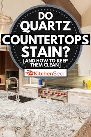 Mistakes when cleaning quartz countertops. Do Quartz Countertops Stain And How To Keep Them Clean Kitchen Seer