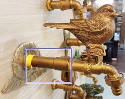 Inchant kids faucet handle extender sink extender for toddler, baby, children safe and fun handwashing solution,cartoon faucet extender. Brass Garden Basin Tap Faucet Extender Sink Vintage Water Home Decor Outdoor