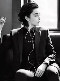 Neogoth, futuristic fashion, geo goth, goth style, black dress, girl, hairstyle, black hair, goth girl, model, girl, eyes gothic girl, goth. 6 Sides Of Fan Bingbing For Grazia China Tomboy Hairstyles Short Hair Styles Portrait