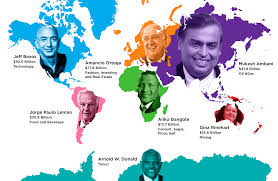 This Map Shows the Richest People on Each Continent