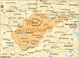 West Virginia In Us Map West Virginia Map | Infoplease