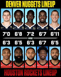 Atlanta is still in the hunt for a spot in the playoffs, so these next one game are. The Game Everyone Wants To Watch Giant Denver Nuggets Vs Small Houston Rockets Fadeaway World