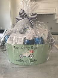 Diy Bridal Shower Gift Basket Our Journey Has Just Begun Diy Bridal Shower Gifts Bridal Shower Diy Creative Bridal Shower Gifts