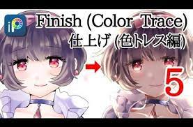 ibispaint finish color trace youtube it is finished tracing color