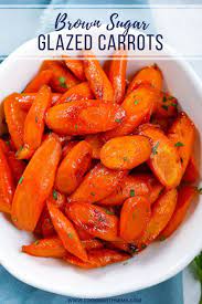 Brown Sugar Glazed Carrots Recipe Glazed Carrots Brown Sugar Glazed Carrots Carrot Dishes
