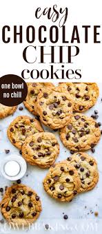 Easy Chocolate Chip Cookies Recipe Easy Chocolate Chip Cookies Cookies Recipes Chocolate Chip Simple Chocolate Chip Cookie Recipe