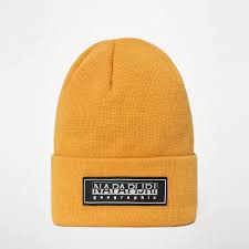Napapijri F Patch Beanie Yellow Solar Yellow Solar Na4ejpy3a