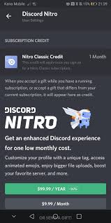Discord nitro is a premium subscription that costs $9.99 a month or $99.99 for a year. Hello Guys I Got A Nitro Classic Gift And I Can T Activate It How Can I Do It Discordapp