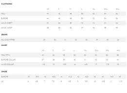Versace Size Chart Women U S Bedowntowndaytona Com