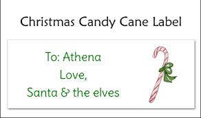 Christmas candy labels are celebration essentials that you must opt for if you desire superior decoration during the holidays. Christmas Candy Cane Address Labels By Amy Adele