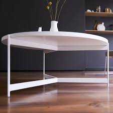 The massive marble tabletop is the perfect spot to stack books, magazines, remotes, decorative. Coffee Table In White Metal Coffee Table At Tikamoon